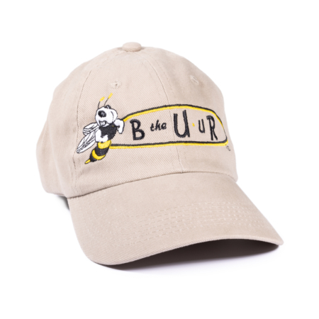 PIC-LITS "B the U uR" Embroidered Hat Tan